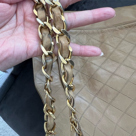 Vintage Chanel Quilted Shopping Tote Bag - Picture 10 of 17